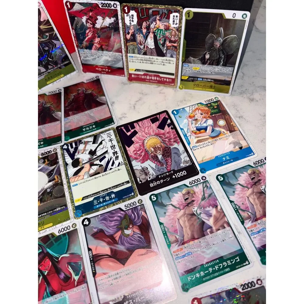 39 One Piece Japanese RARE Foil Lot! Rares, Holos !NOT BULK!